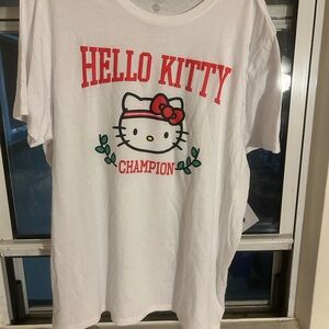 Aeropostale Hello Kitty Champion White T-Shirt